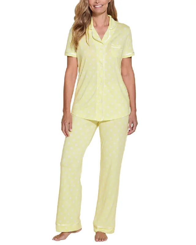 Cosabella 2pc Bella Top & Pant Pajama Set Stylish Slim Trousers