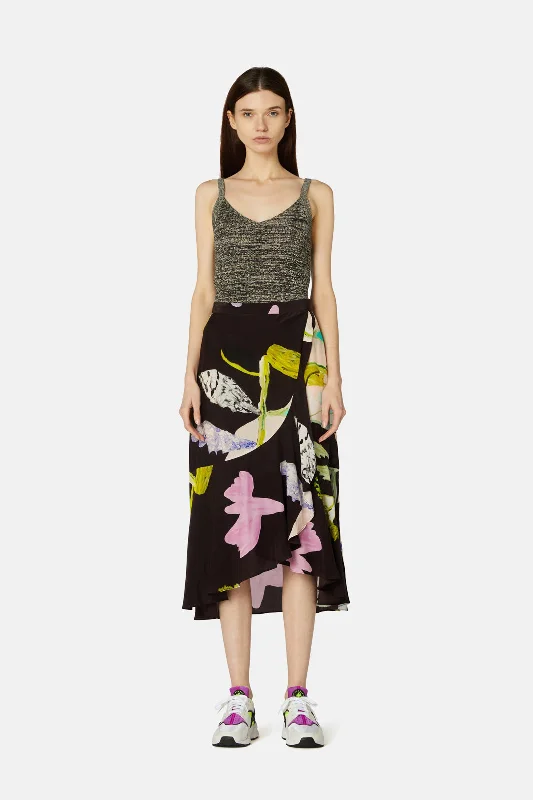 Floret Skirt ribbed skirt waist