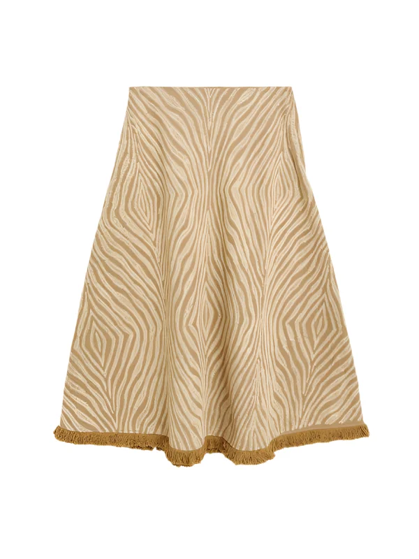 Giabbo Skirt in Zebra corduroy skirt cozy