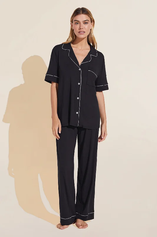 Gisele TENCEL™ Modal Short Sleeve & Pant PJ Set Soft Sweatpants Style