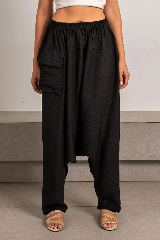 Harem Loose Pants - Azul Cozy Fitted Pants