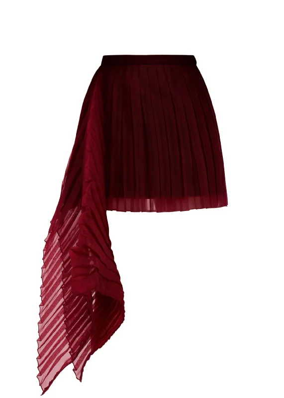 IME SKIRT - WINE tulle skirt dreamy