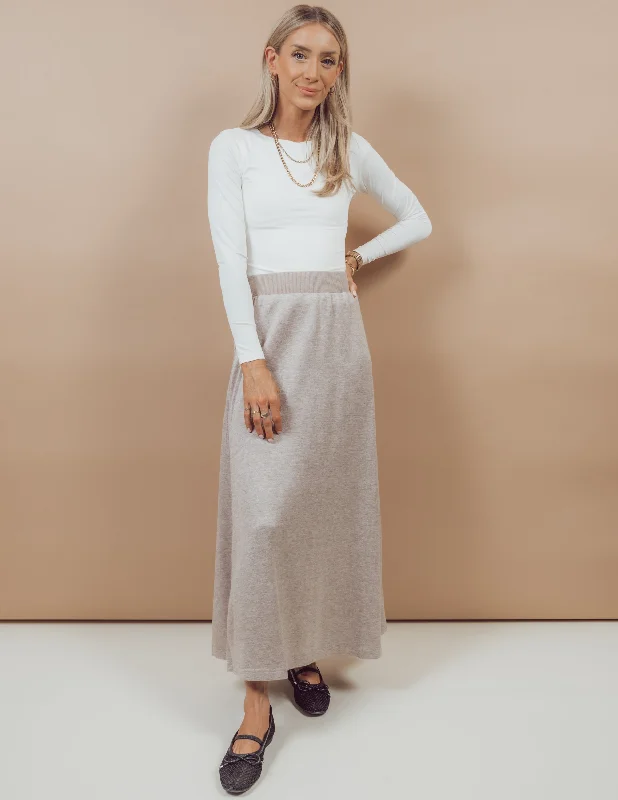 Kelly Midi Skirt wool skirt breathable