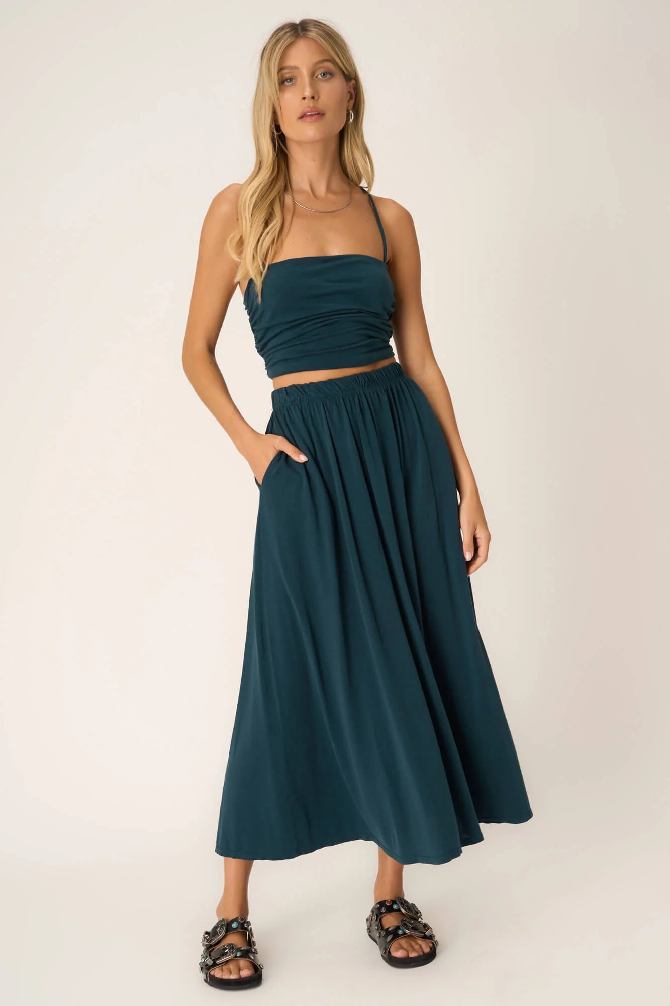 Mykonos Volume Skirt corduroy skirt durable