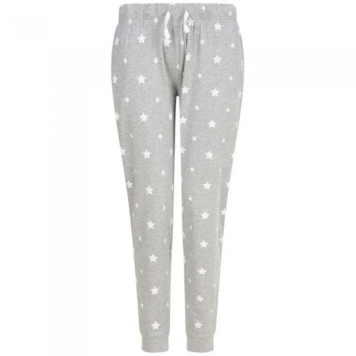 SF Womens/Ladies Stars Lounge Pants Casual Track Pants