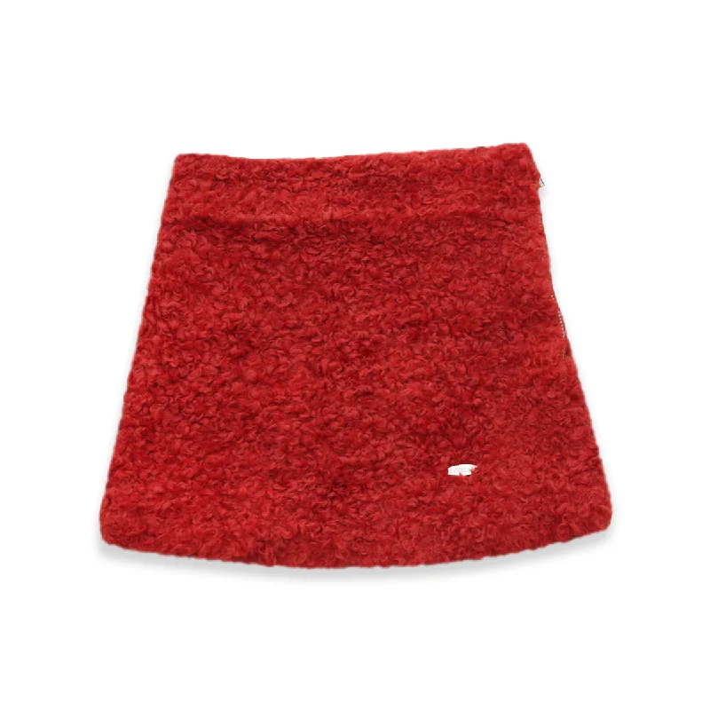 Teddy Skirt in Red modal blend skirt