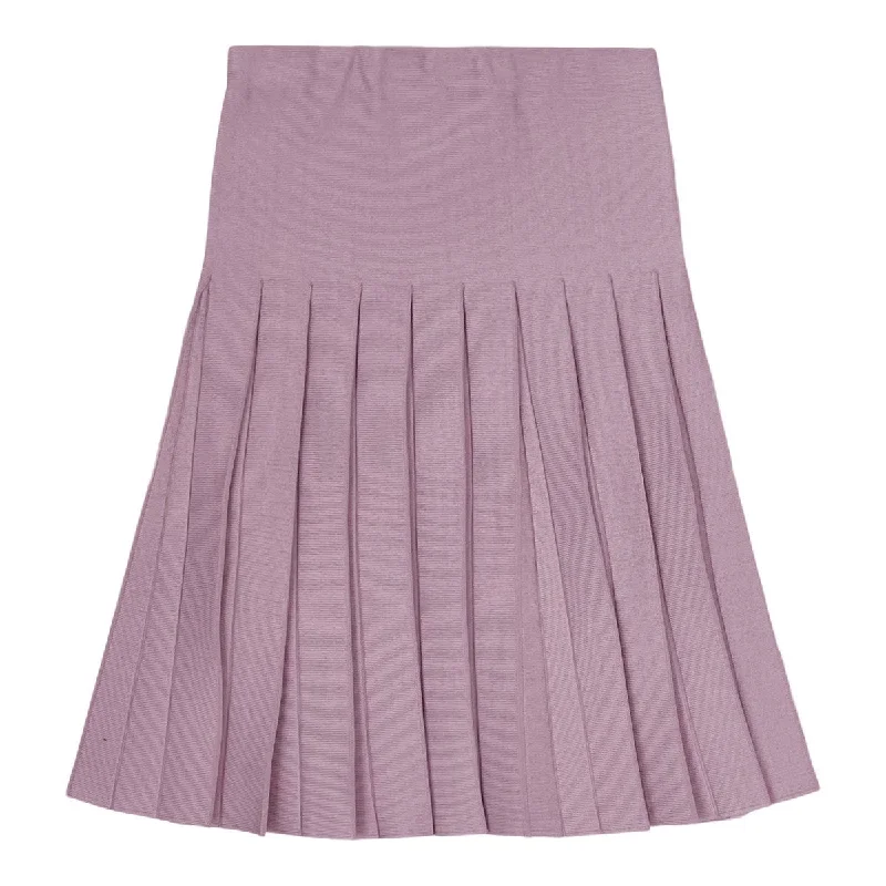 Teela Mauve Pleated Skirt boho skirt vibe