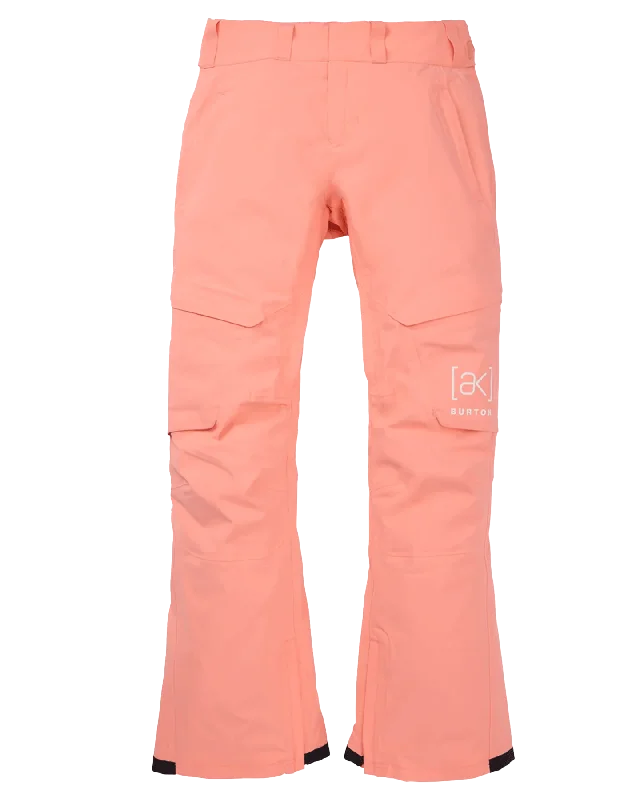 Burton Women's [ak]® Summit Gore‑Tex Insulated 2L Snow Pants - Reef Pink Relaxed Fit Trousers