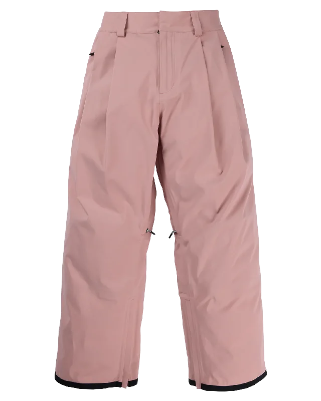 Burton Women's Analog 3L Voiceover Snow Pants - Powder Blush - 2024 Classic Cropped Pants