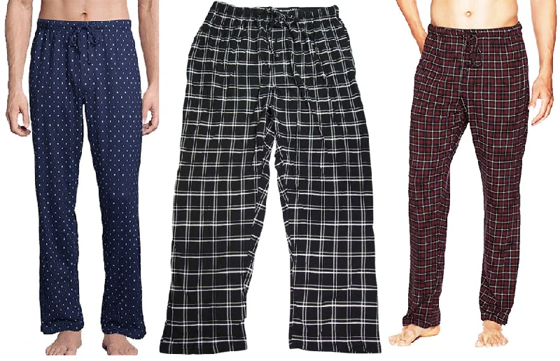 Hanes Men's ComfortSoft Cotton Printed Sleep Lounge Pajama Pants Soft Sweatpants Style